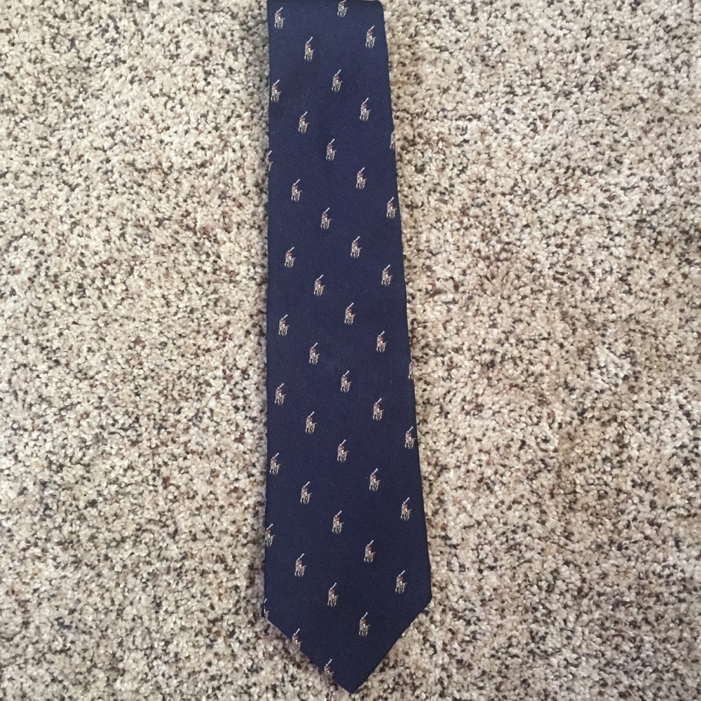 Polo by Ralph Lauren Tie- Navy Blue